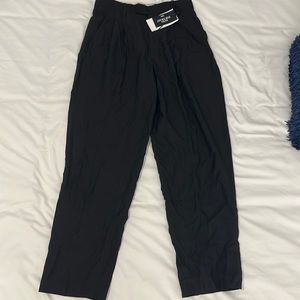 NWT Zara into the night black trousers